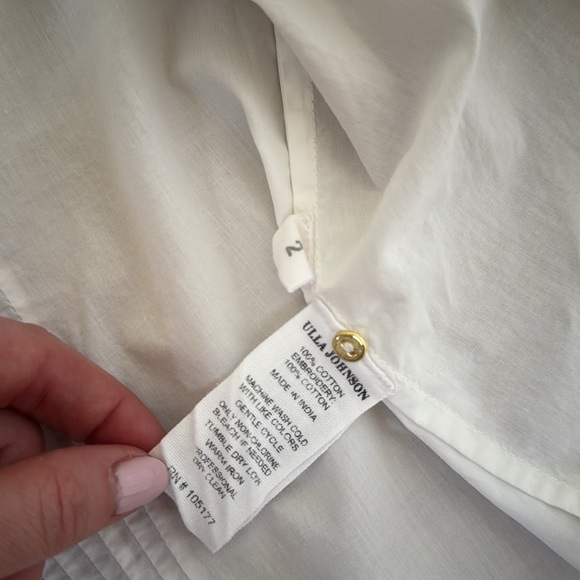 Ulla Johnson beautiful lace crop blouse/shirt, pre-loved , gently used. - Picture 8 of 13
